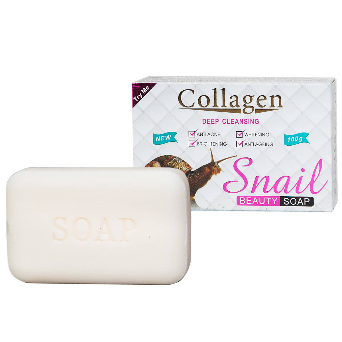 Mydełko ze Śluzem Ślimaka i Kolagenem100 gram