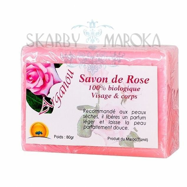 Cudownie pachnące i naturalne mydło różane 80 gram