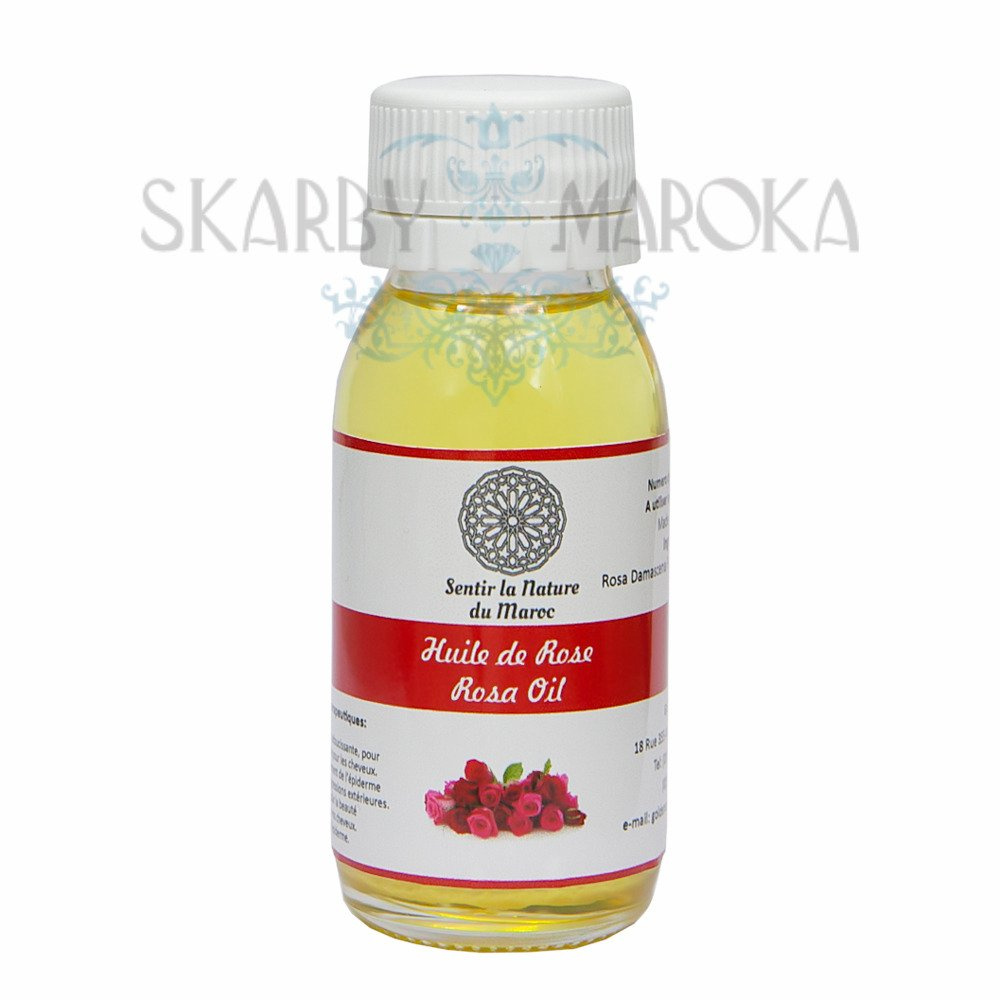 Naturalny OLEJEK RÓŻANY  60 ml cudowne właściwości