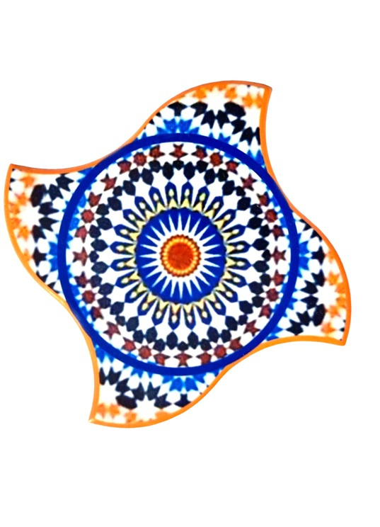 Ceramiczna podkładka żaroodporna lub piękna orientalna ozdoba - MAROCCAN CANDELA