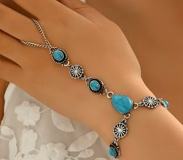 Bransoleta ,,Kaskada turkusowych łez''