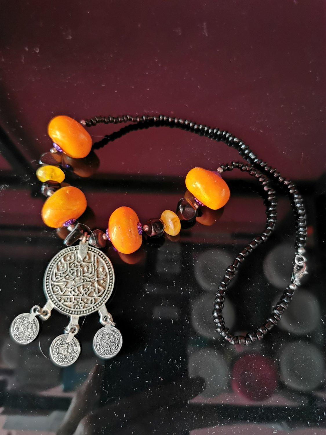 Marokański naszyjnik z berberyjskim wzornictwem