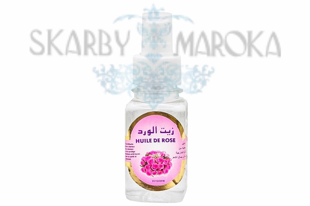 Naturalny OLEJEK Z PŁATKÓW BIAŁYCH I ROŻOWYCH RÓŻ DAMASCEŃSKICH 75 ml - cudownie pachnący