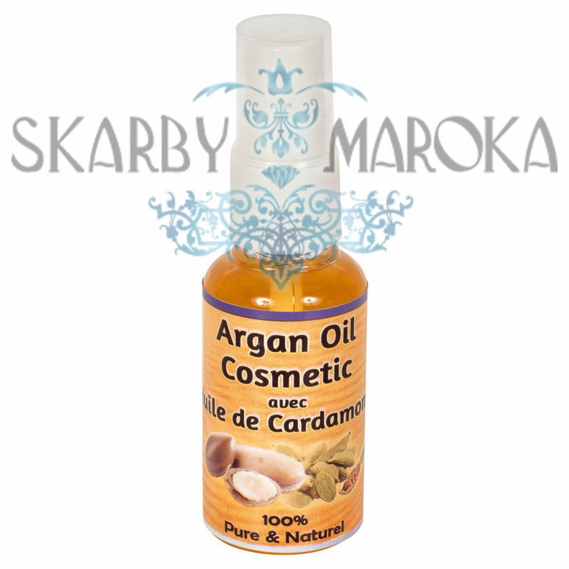 100% naturalny OLEJEK ARGANOWO - KARDAMONOWY 100 ml większa pojemność