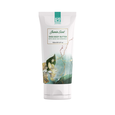 100% naturalne silnie nawilżające, odżywcze MASŁO DO CIAŁA z minerałami z Morza Martwego  - 150 ml  przepiękny zapach kwiatów jaśminu