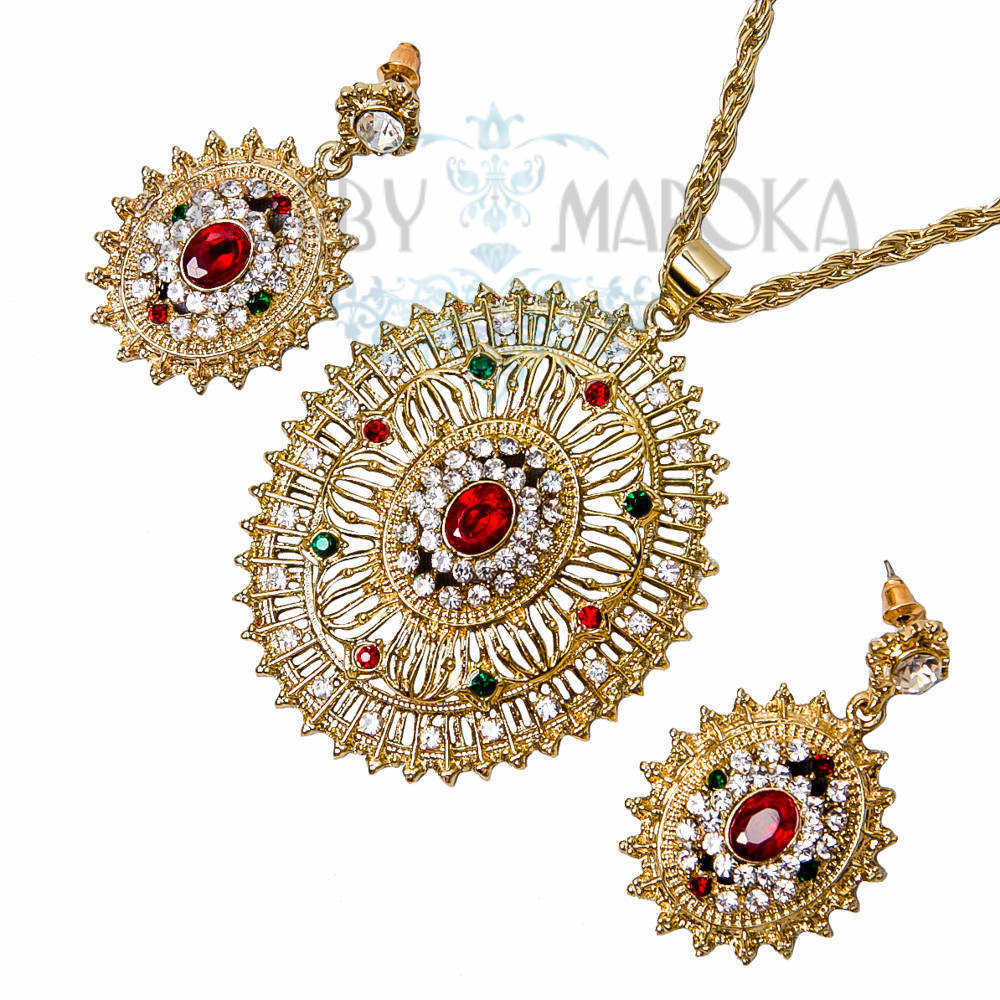 Komplet BAŚNIOWEJ BIŻUTERII 