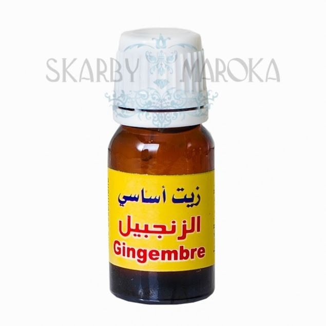 Naturalny 100% czysty MAROKAŃSKI  OLEJEK IMBIROWY 10 ml doskonała jakość