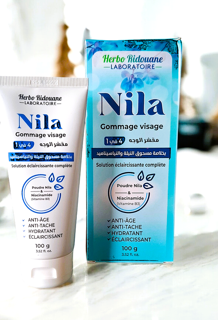 Marokański GOMMAGE to twarzy z proszkiem NILA dla uzyskania, pięknej rozświetlonej skóry 100 gram
