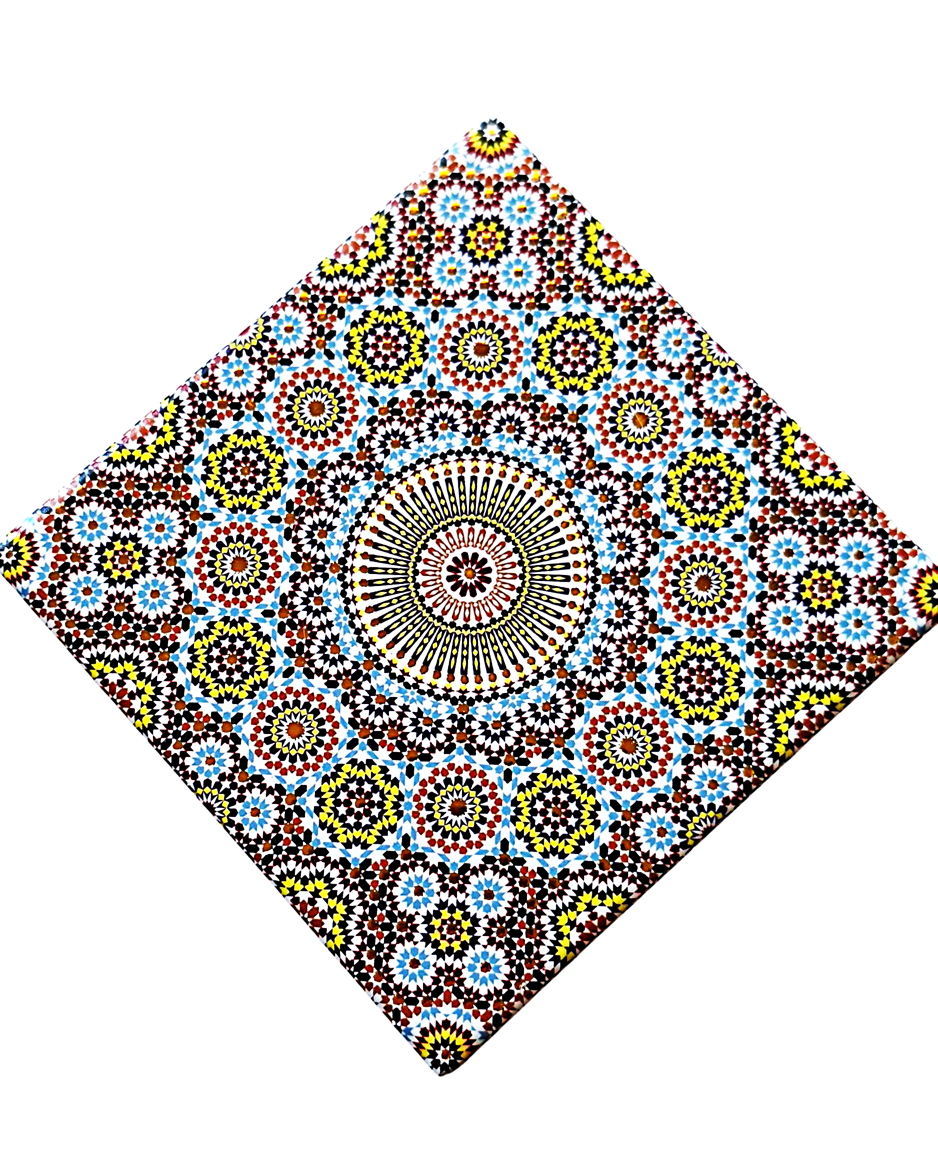 Ceramiczna podkładka z Maroka, piękna orientalna ozdoba - MAROCCAN CANDELA