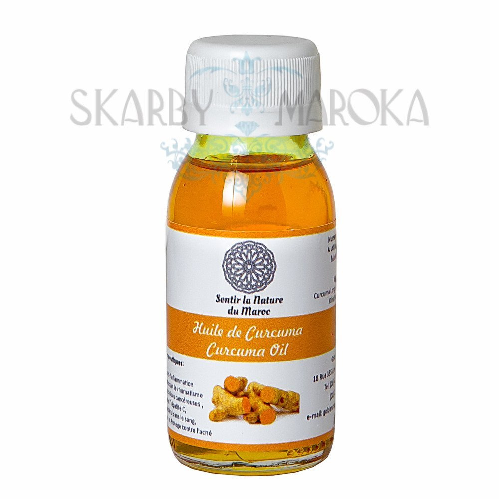 Naturalny OLEJEK Z KURKUMY 100% naturalny 60 ml