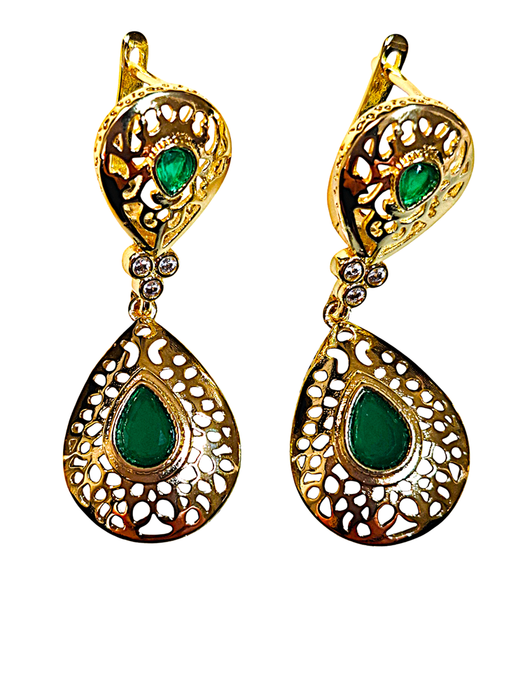 Kolczyki wykonane z wysokiej jakości materiału  - piękny ,orientalny design