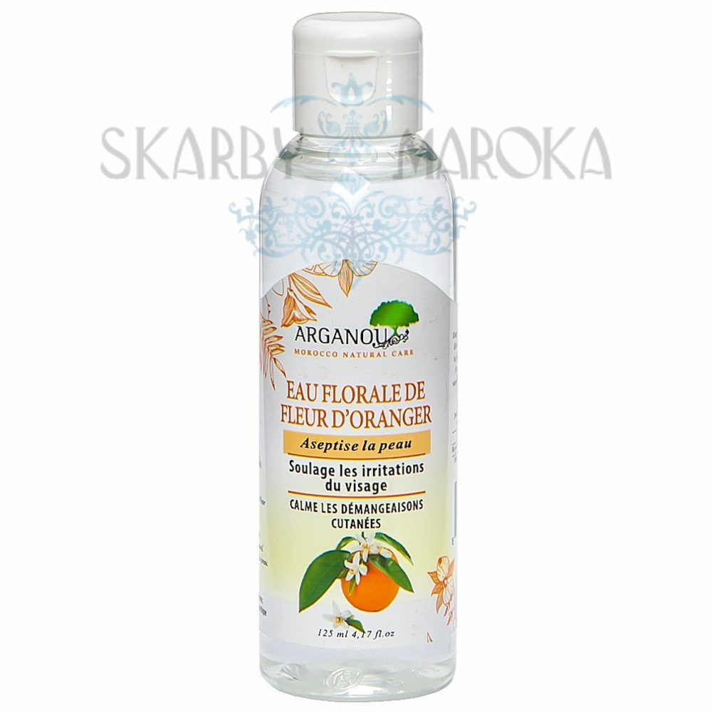 Naturalna,oczyszczająca i relaksująca WODA (HYDROLAT) Z KWIATÓW POMARAŃCZY 125ml