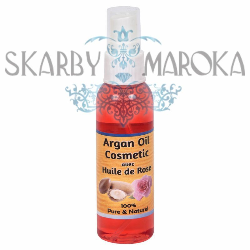 100% naturalny OLEJEK ARGANOWO RÓŻANY 100 ml - większa pojemność