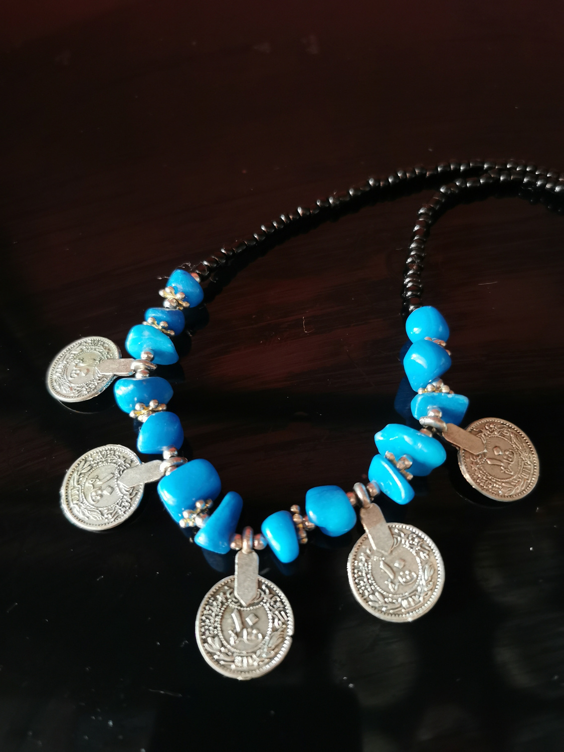 Marokański Naszyjnik Błekit Maroka