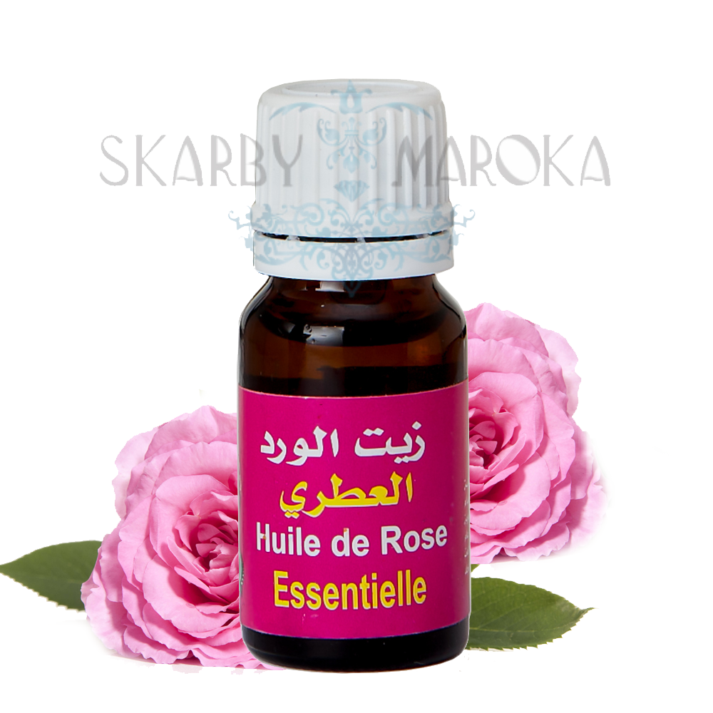 Naturalny OLEJEK ESENCJONALNY Z  RÓŻY DAMASCEŃSKIEJ  10 ml