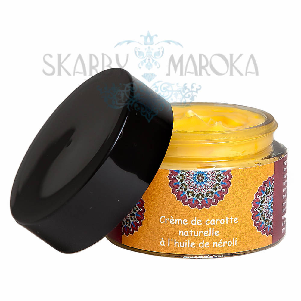 Naturalny KREM DO TWARZY z beta karotenem i kwiatem pomarańczy 50 ml