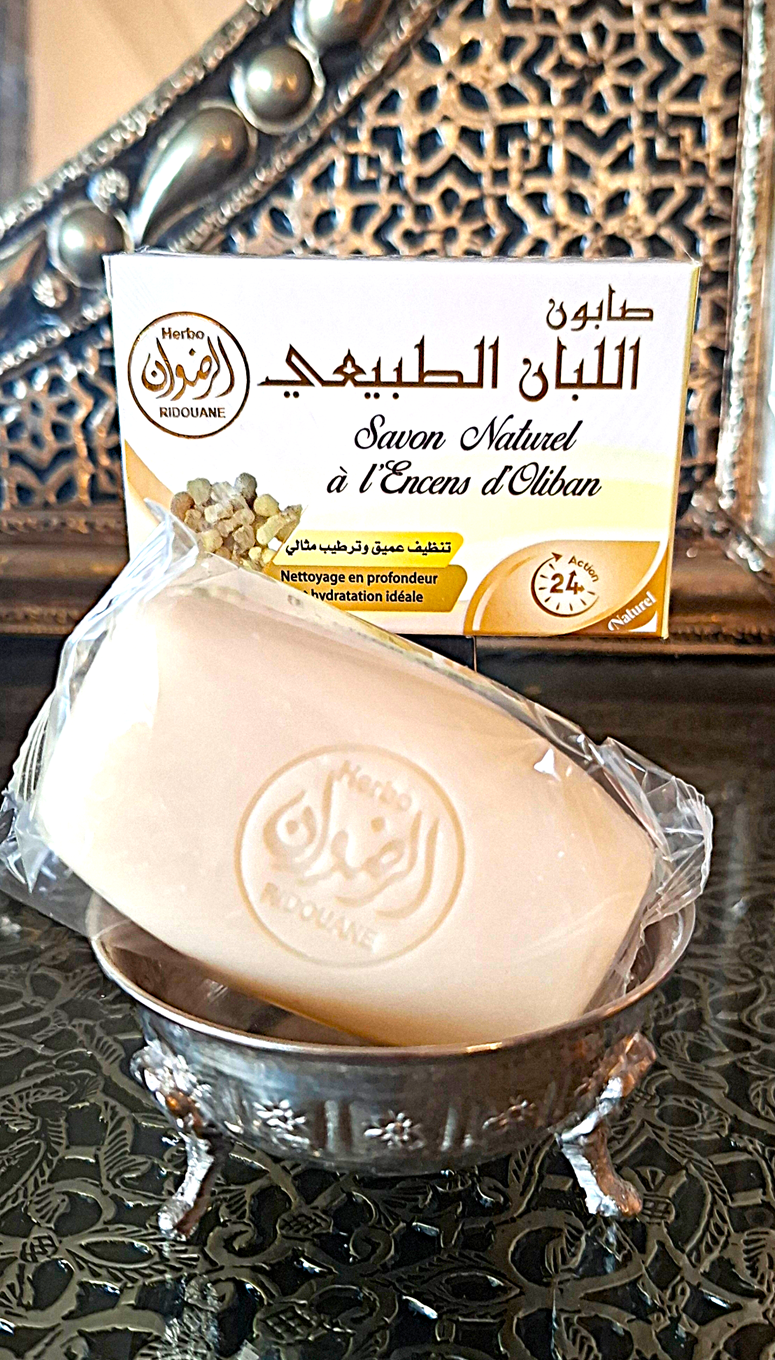 Naturalne mydło z ŻYWICY OLIBANUM, KADZIDŁOWCA 100 gram odmładza i niweluje niedoskonałości