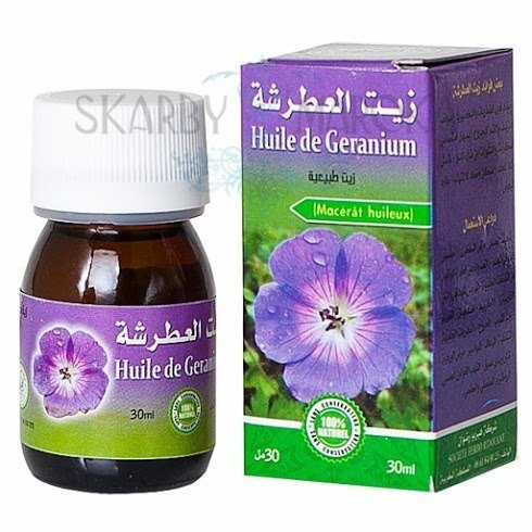 Naturalny OLEJEK Z PELARGONII 30 ml - cudowny olejek z wszechstronnym zastosowaniem