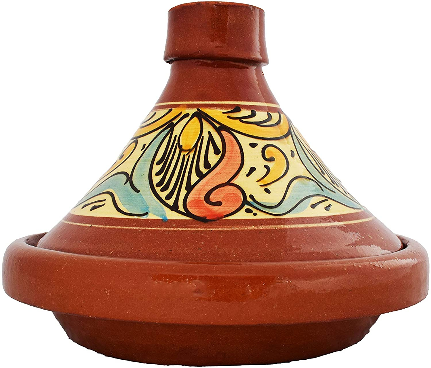 MAROKAŃSKI TADŻIN,TAGINE gliniane tradycyjne naczynie do gotowania aromatycznych potraw.