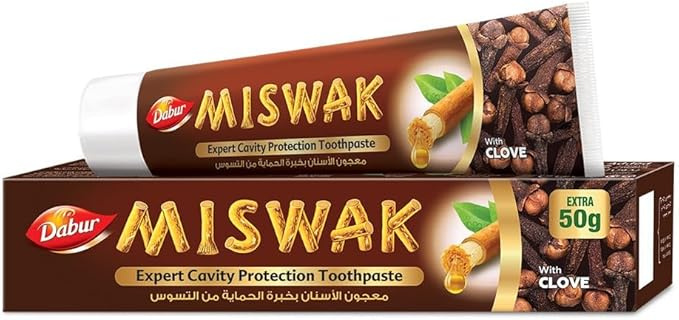 PASTA DO ZĘBÓW MISWAK  z Goździkami (Nowość!) 170 gram - bez fluoru, bez parabenów