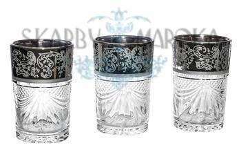Marokańskie szklanki ręcznie grawerowane 6 sztuk