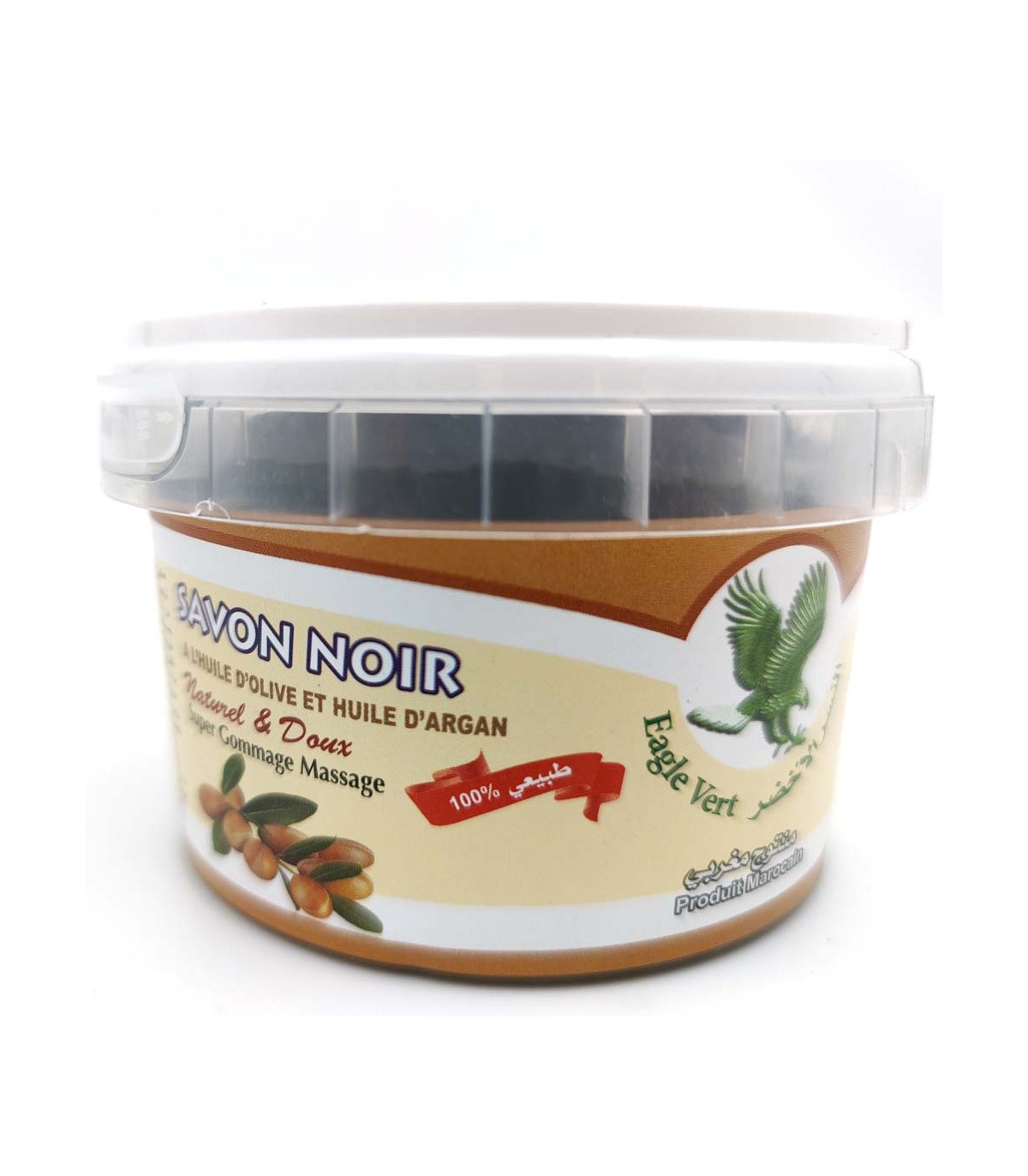 CZARNE MYDŁO Savon Noir, Savon Beldi - tradycyjna receptura wzbogacona olejem z pestek opuncji figowej 250 ml