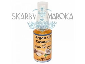 100% naturalny OLEJEK ARGANOWY Z KOKOSEM 100 ml większa pojemność