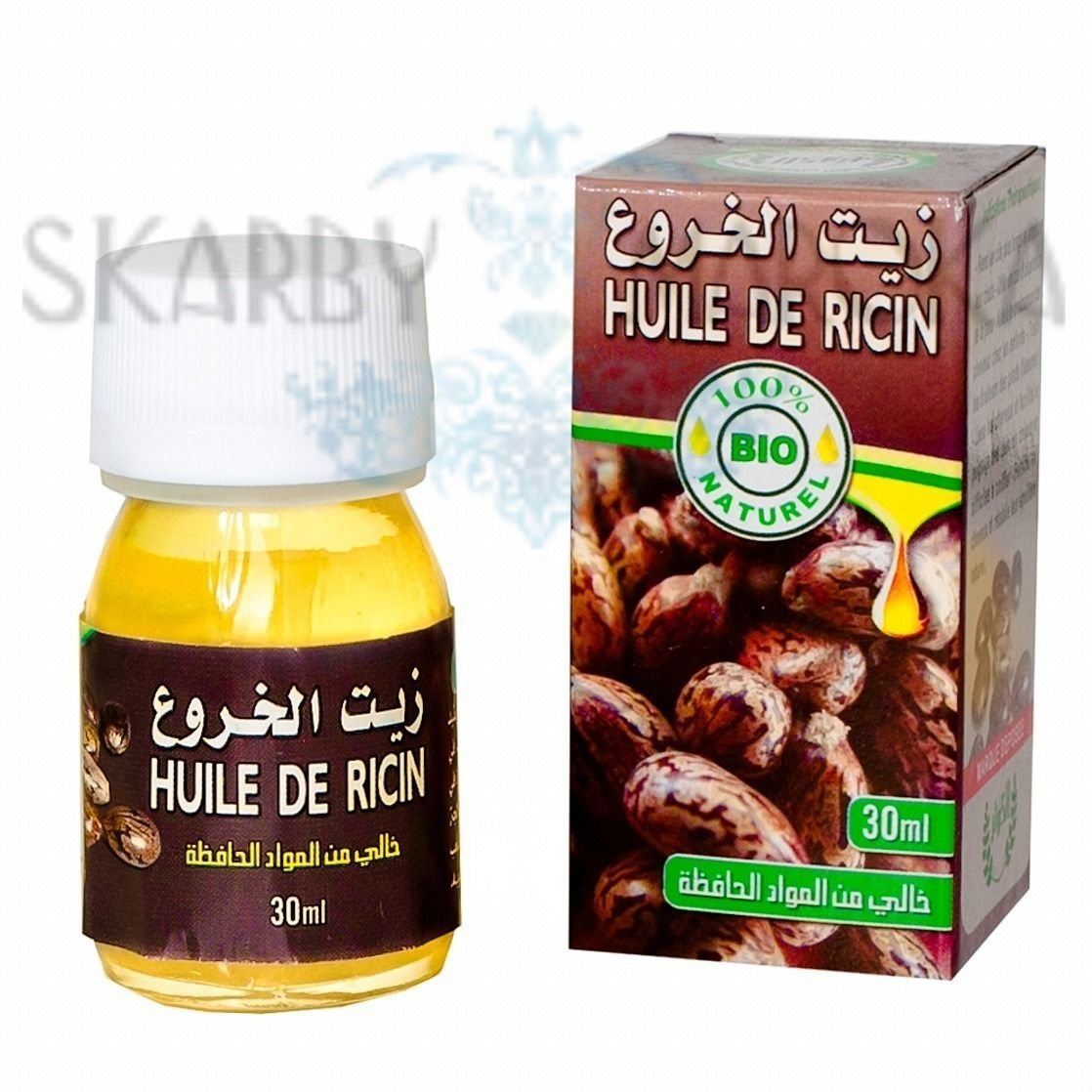 100% naturalny bio OLEJEK RYCYNOWY