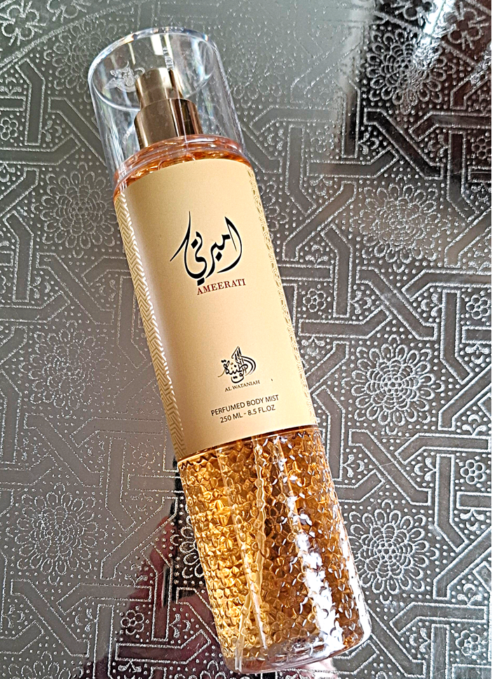 Wysokiej jakości perfumowana MGIEŁKA DO CIAŁA "AMERATI" 250 ml