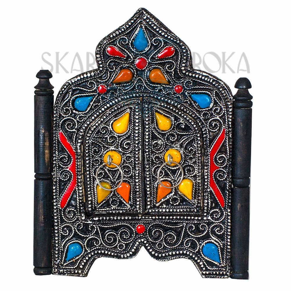 Marokańskie lustro niezwykle oryginalne marokańskie rekodzieło