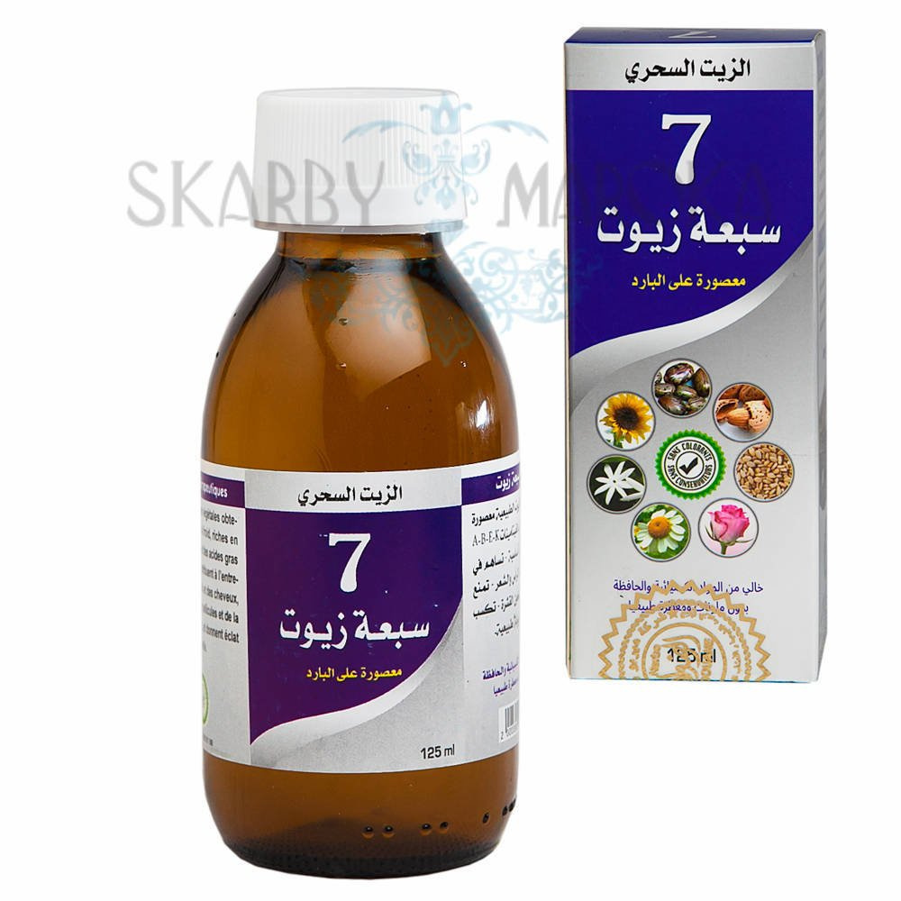 7 KRÓLEWSKICH NATURALNYCH OLEJKÓW 125 ml - do każdego typy włosów, genialna regeneracja i pielęgnacja