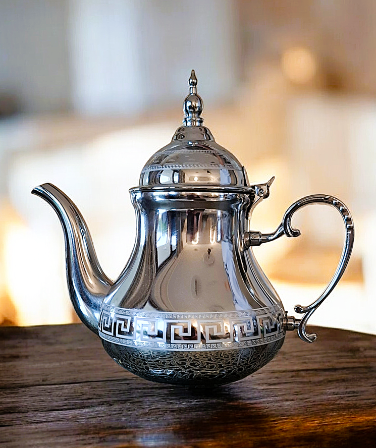 Marokański Imbryk do Herbaty – Tradycja i Funkcjonalność ok 700 ml