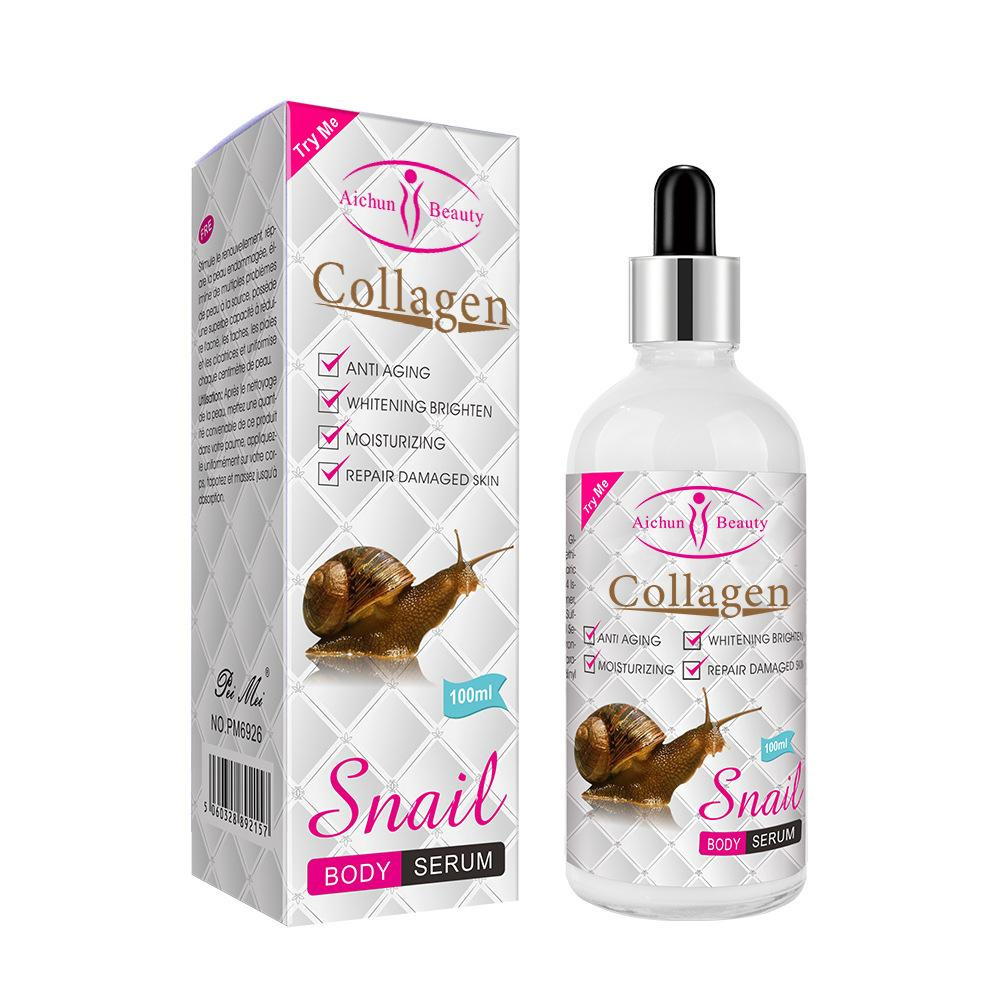 SERUM DO TWARZY I CIAŁA z kolagenem i śluzem ślimaka  100 ml
