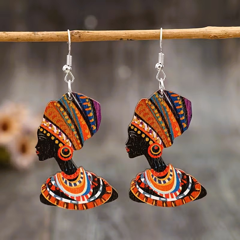 Afrykańskie kolczyki - unikatowy design !