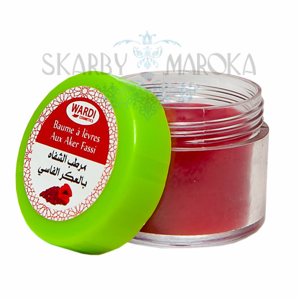 Naturalny balsam do ust  - AKER FASSI płatki maku i kora granatu 50 gram