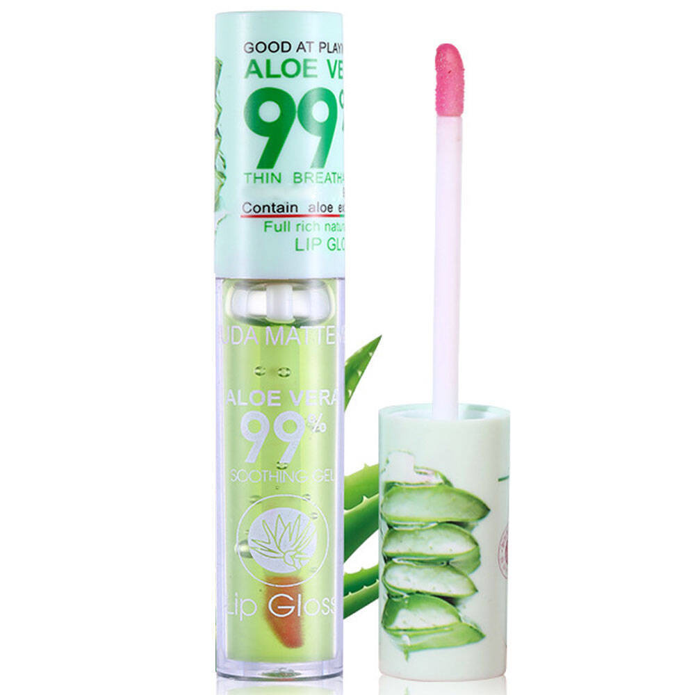 Aloesowy, nawilżający BŁYSZCZYK DO UST wypełniający usta 10 gram