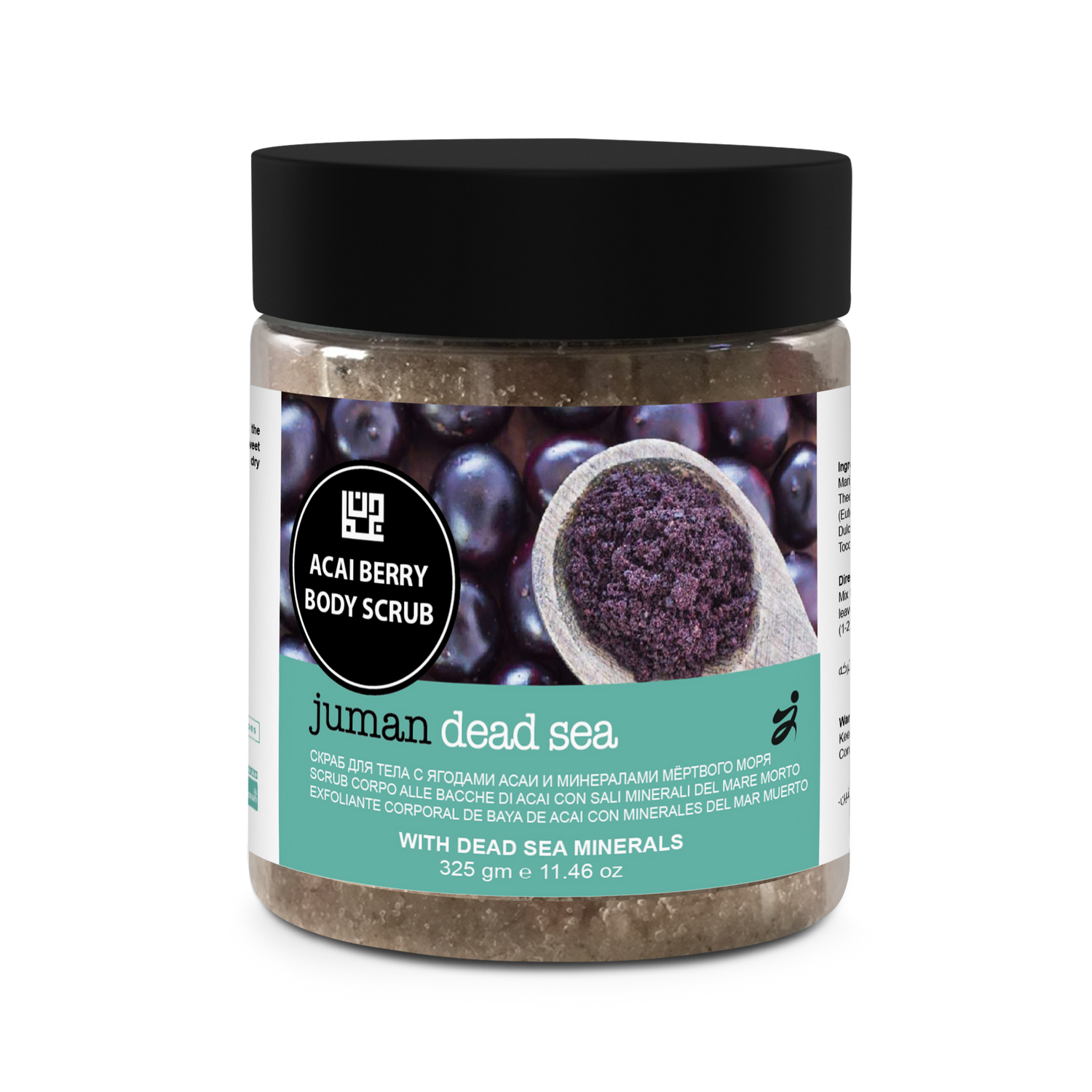 LUKSUSOWY PEELING DO CIAŁA z jagodami acai i minerałami z Morza Martwego 325 gram