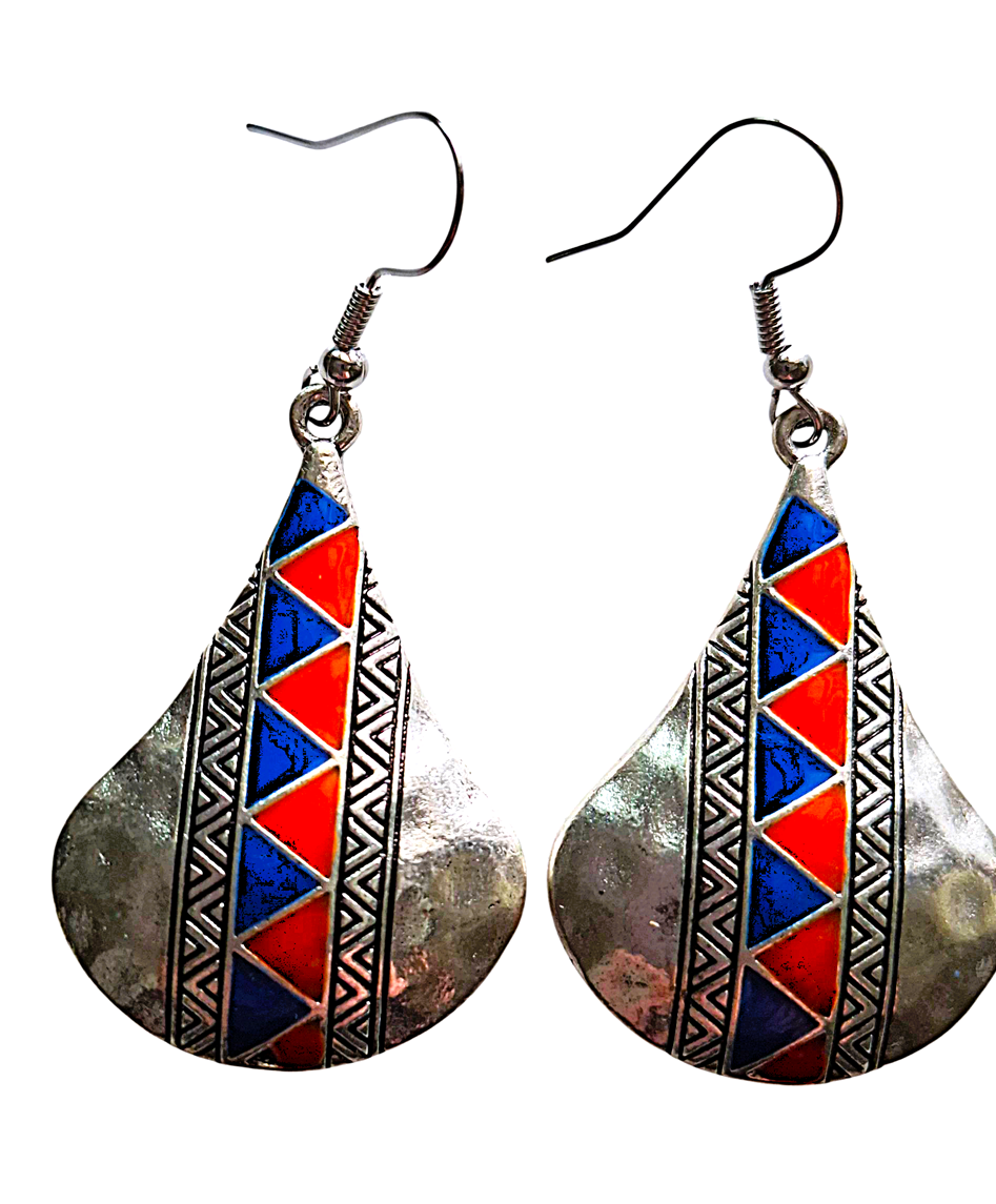 ŚLADY KARAWANY - kolczyki inspirowane wzorami Maroka