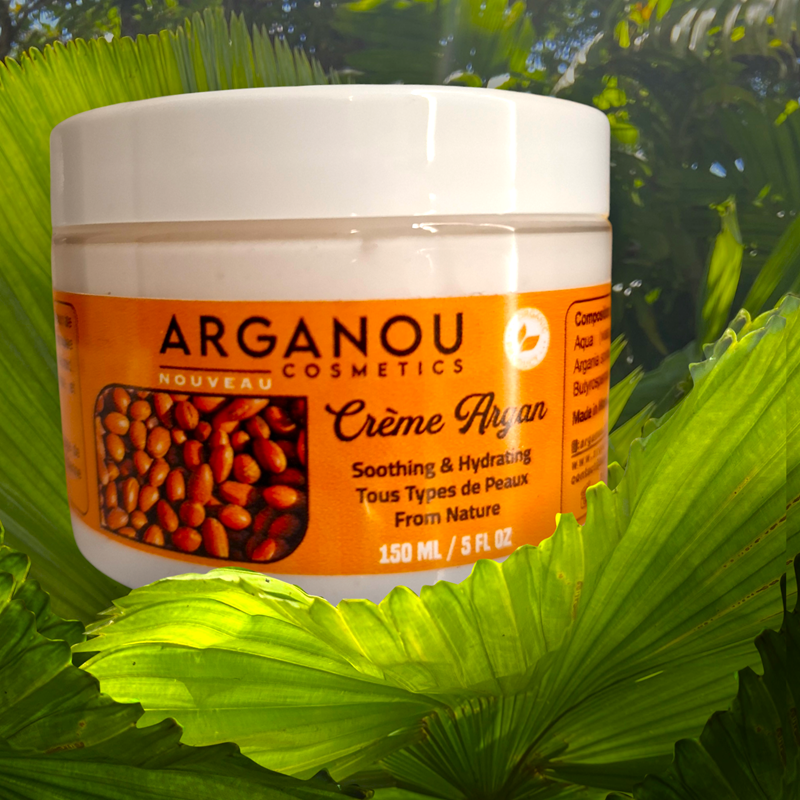 Naturalny krem z olejkiem arganowym  - jedwabista gładkość  150 gram