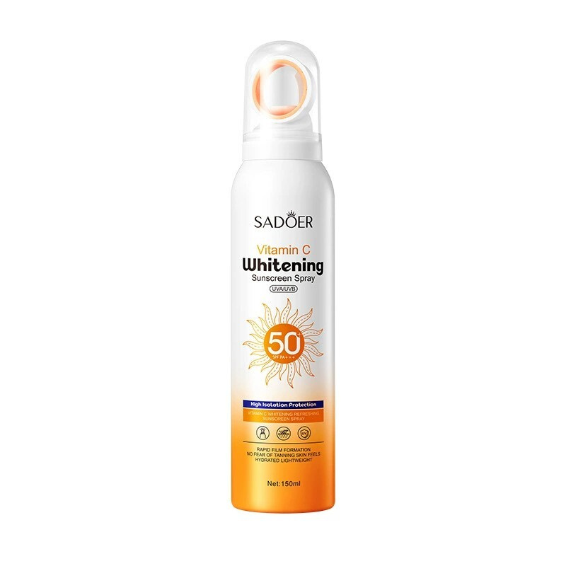 Ochronny spray do ciała SPF 50 z witaminą C i ekstraktem z ryżu 150 ml