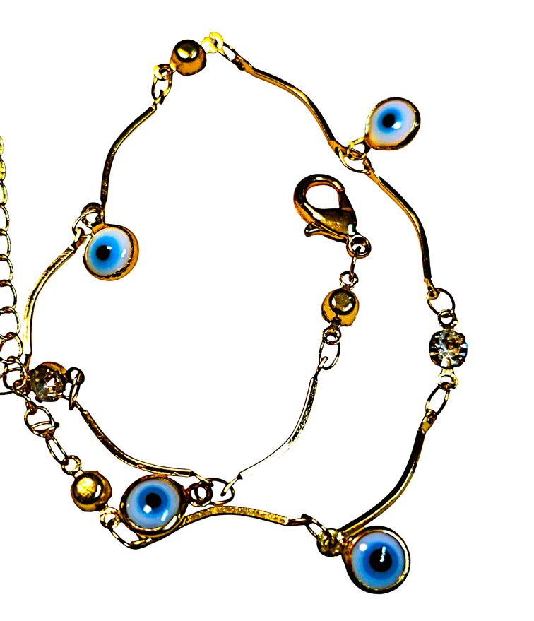 Bransoleta na nogę - orientalny wzór