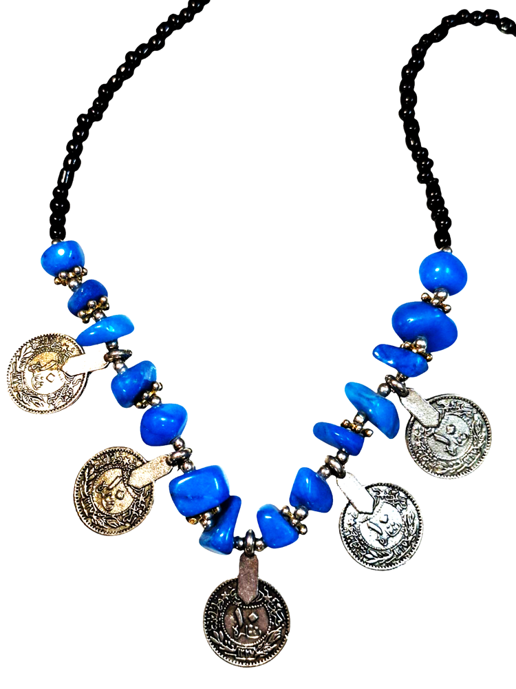 Naszyjnik Błękit Maroka