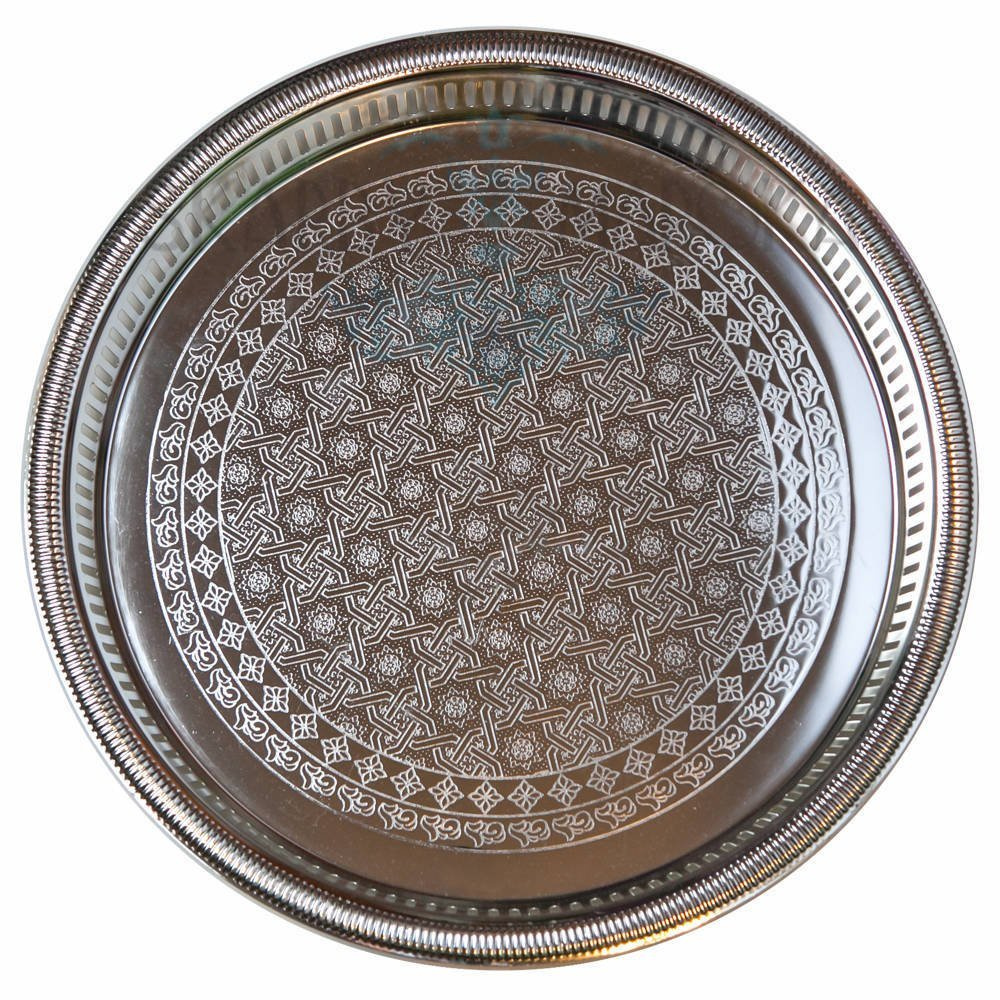 Marokańska TACA do serwowania herbaty wymiary 33 cm