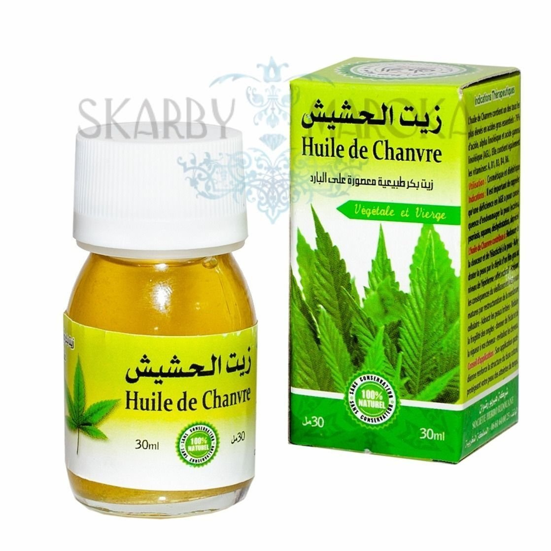 OLEJEK Z KONOPI 30 ml bogactwo kwasów omega